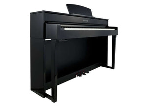Yamaha CLP735PE Polished Ebony Digital Piano Value Package