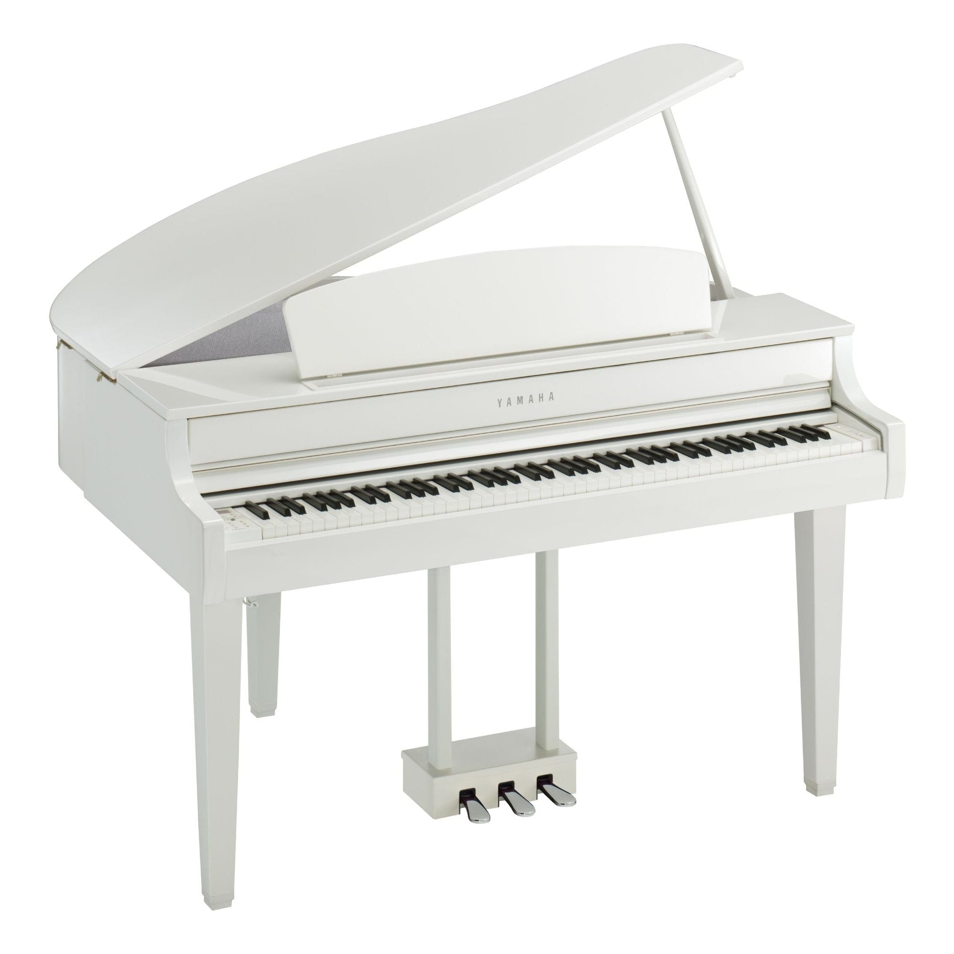 Yamaha CLP765GP Polished White Concert Package