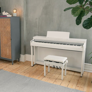 Kawai CN201 Digital Piano; Satin White