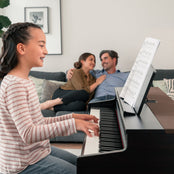 Kawai CN301 Digital Piano; White with Piano Stool & Kawai SH9 Headphones