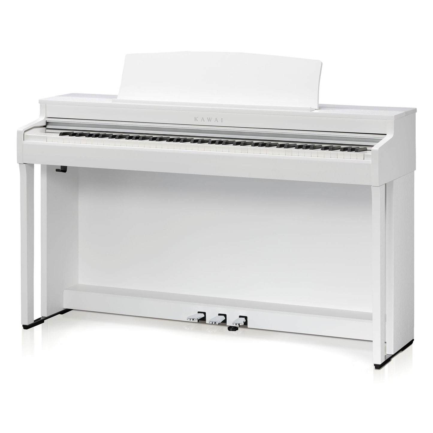 Kawai CN301 Digital Piano; White with Piano Stool & Kawai SH9 Headphones