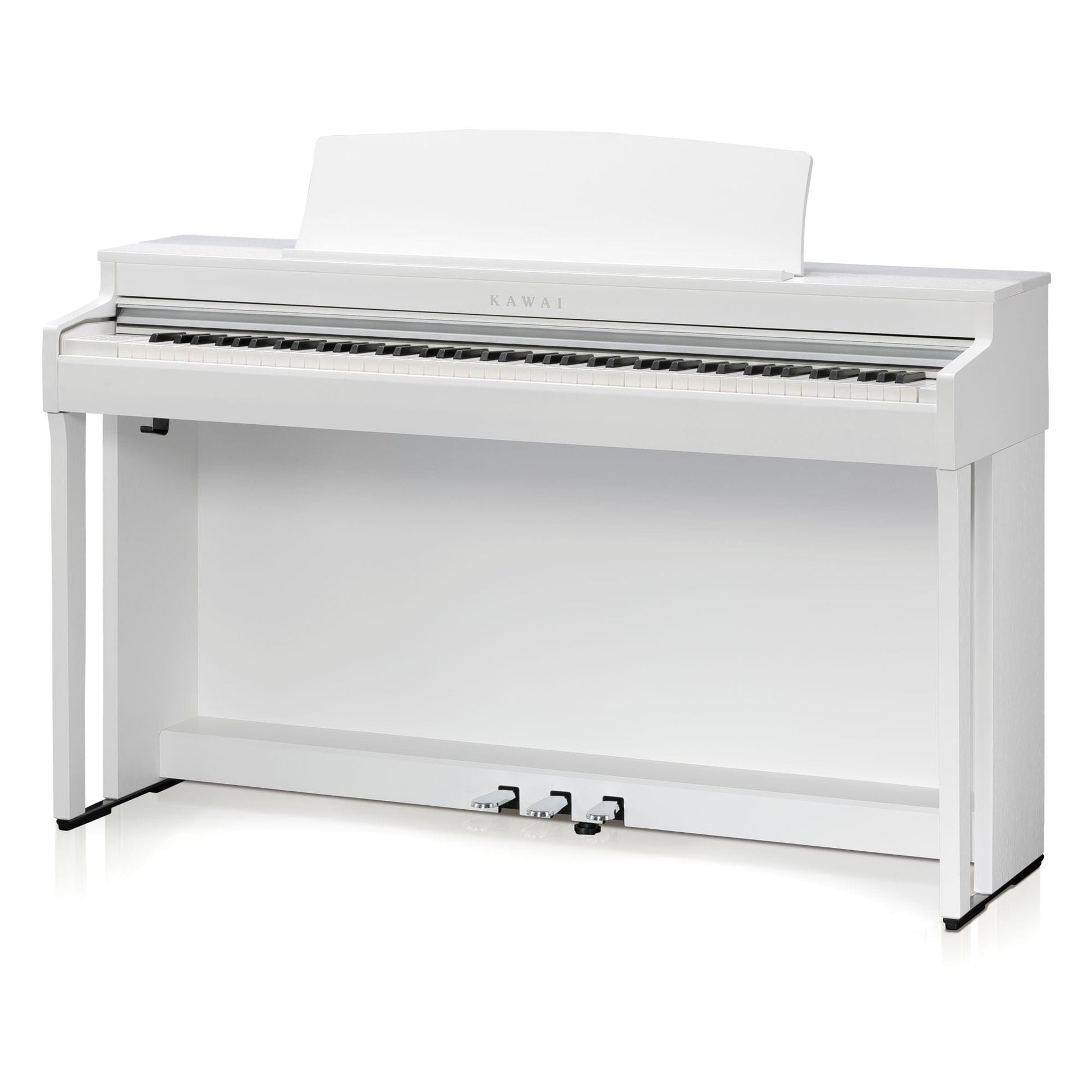 Kawai CN301 Digital Piano; White with Piano Stool & Kawai SH9 Headphones