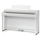 Kawai CN301 Digital Piano; White with Piano Stool & Kawai SH9 Headphones