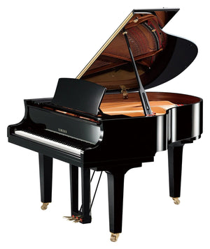 Yamaha C2X Grand Piano; Polished Ebony
