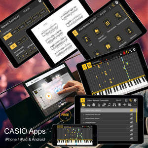 Casio AP470 Black Digital Piano Value Package with £40 Cashback Offer