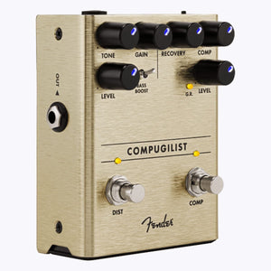 Fender Compugilist Compressor Distortion Guitar Effects Pedal