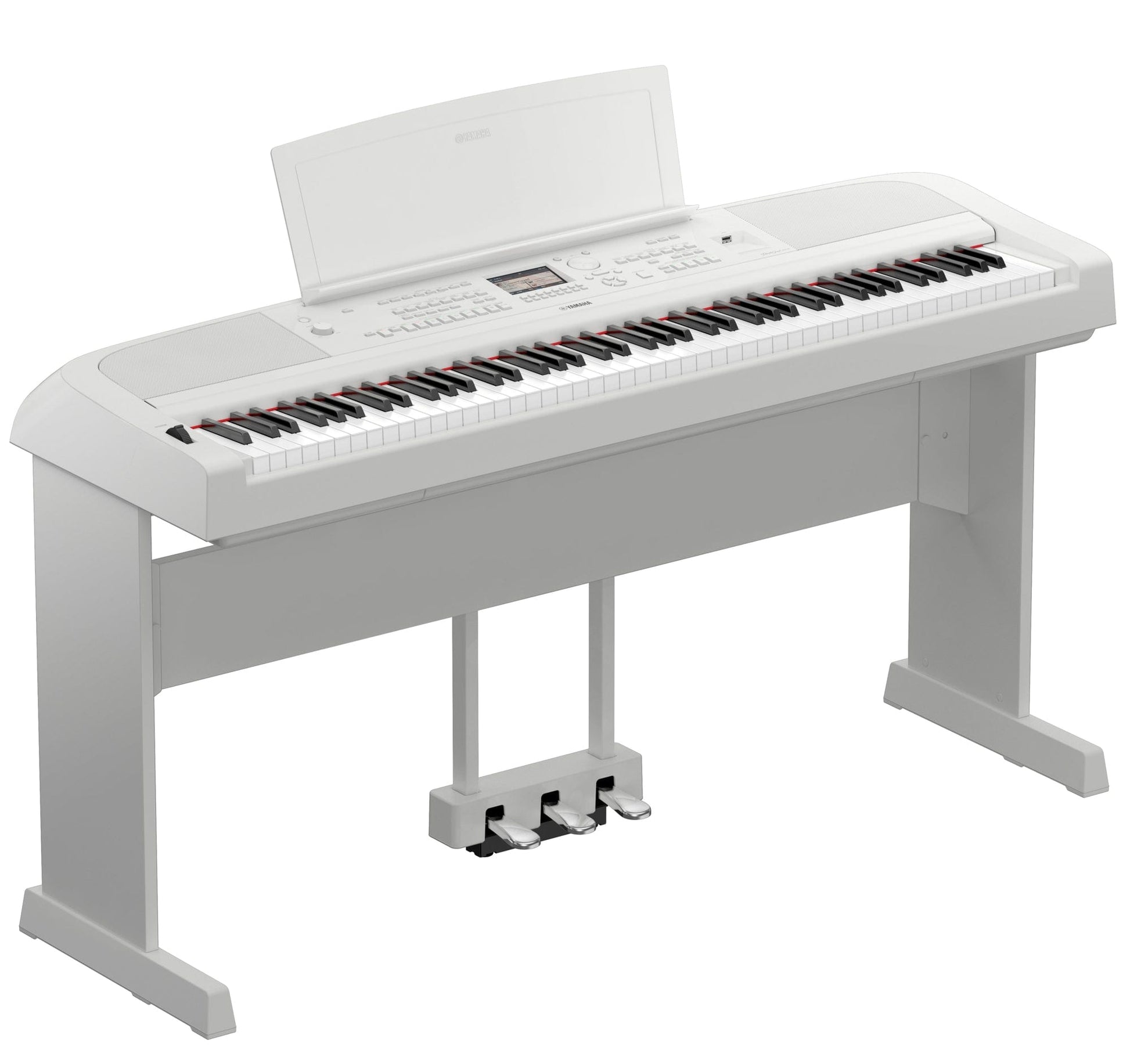Yamaha DGX670 White Piano Elite Package