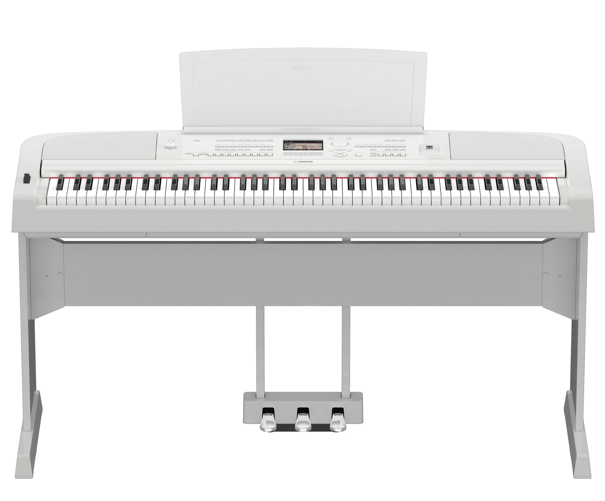 Yamaha DGX670 Digital Piano; White | Bonners Music