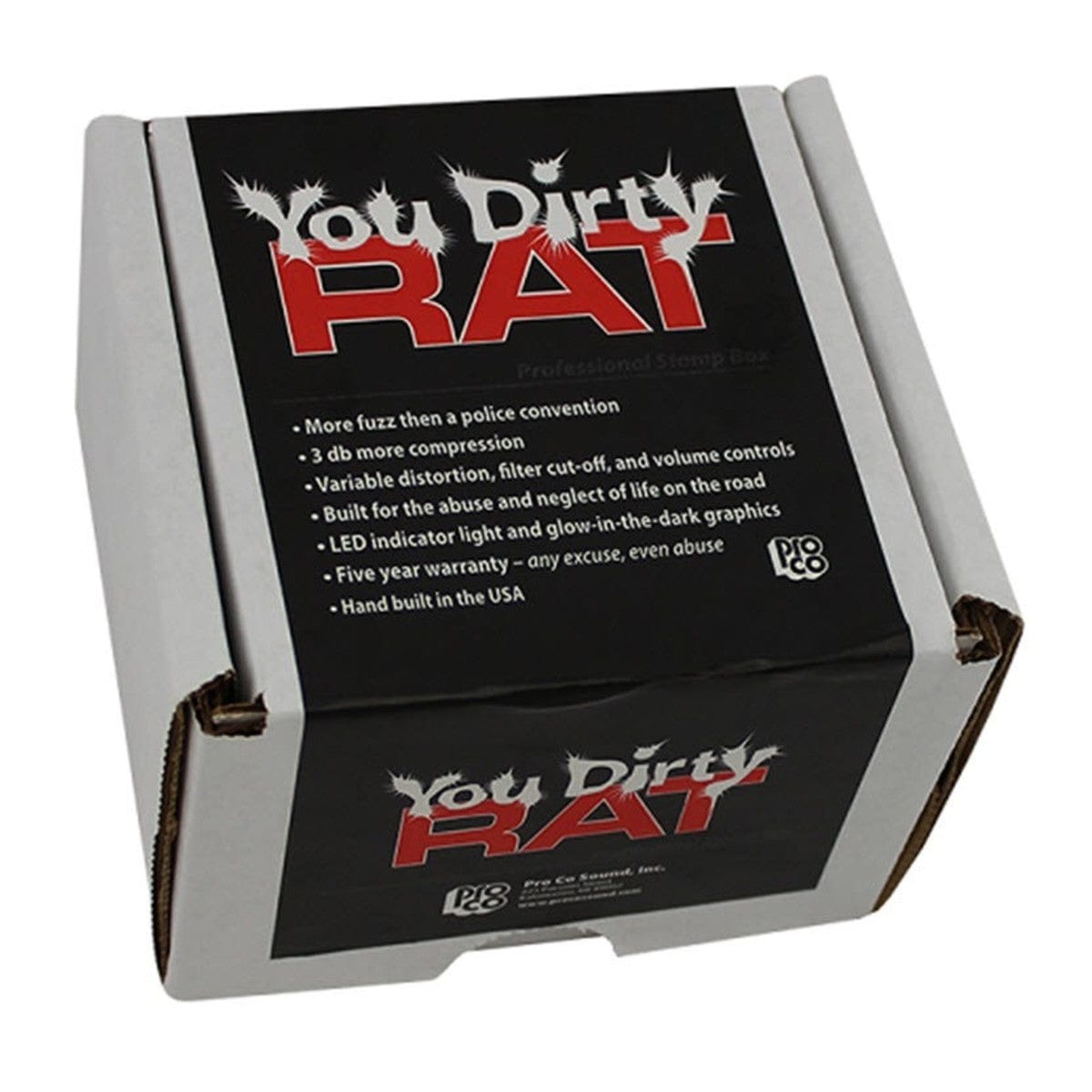 Pro Co You Dirty Rat Distortion Fuzz Guitar Effects Pedal