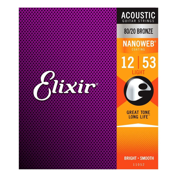 Elixir NanoWeb Light Acoustic Set 12-53