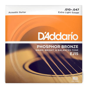 Daddario EJ15 Phos Bronze Acoustic strings