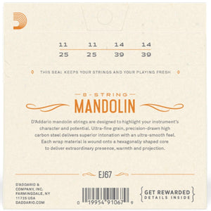 Daddario EJ67 Mandolin Strings