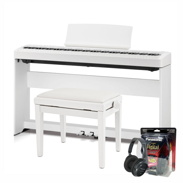 Kawai ES120 Digital Piano; White Elite Package