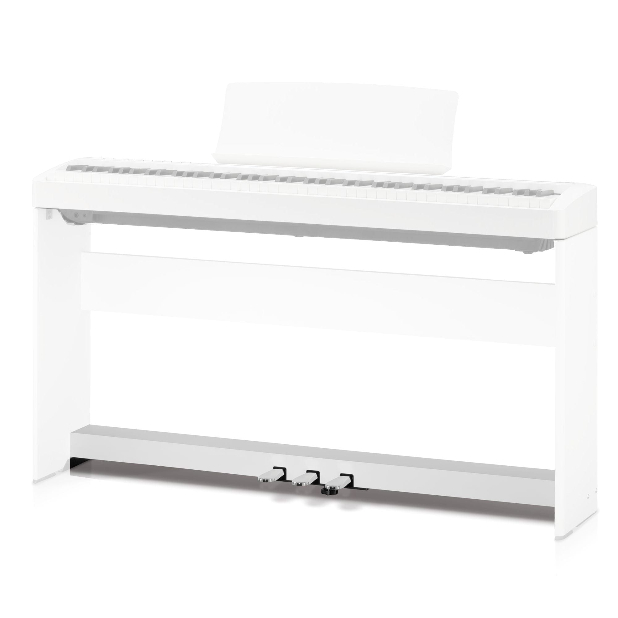 Kawai F351 Triple Pedals For ES120 Digital Piano; White | Bonners