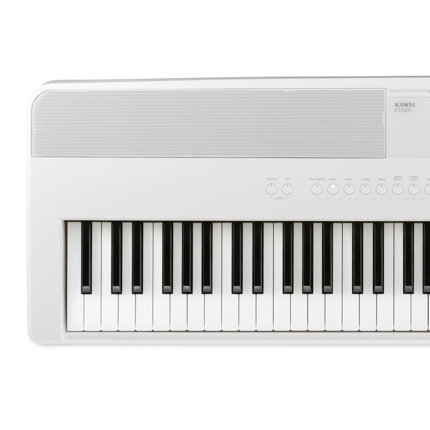 Kawai ES520 Digital Piano; White Upgraded Package
