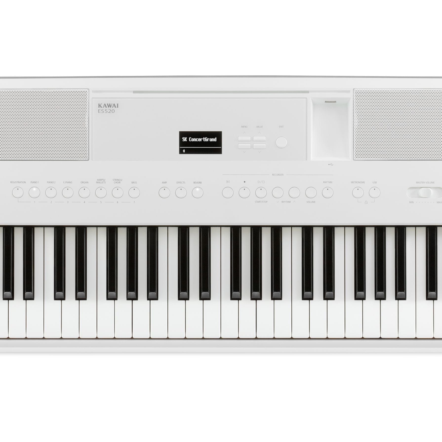 Kawai ES520 Digital Piano; White Upgraded Package