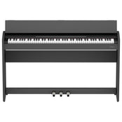 Roland F107 Digital Piano; Black Value Package