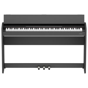 Roland F107 Digital Piano; Black Value Package