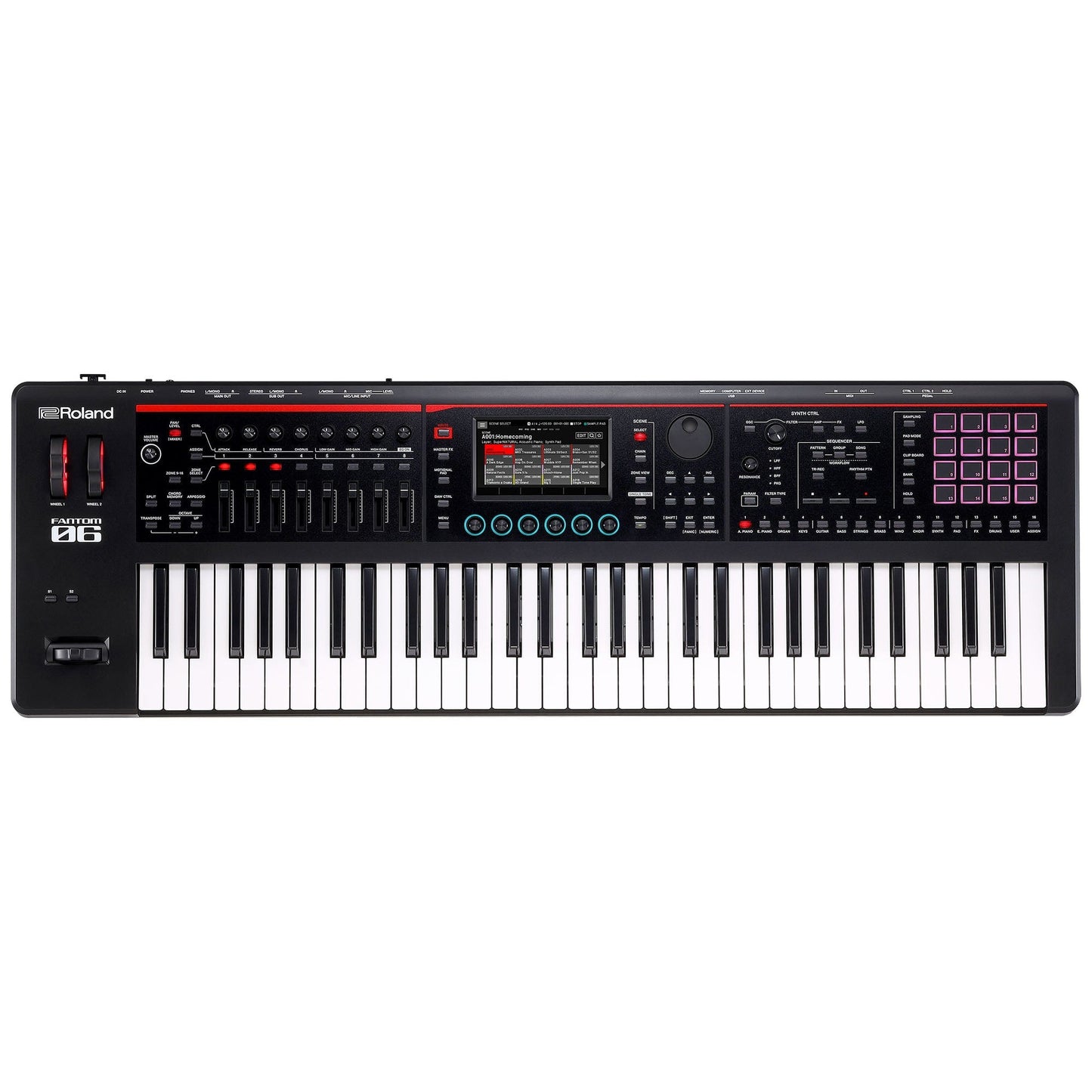 Roland FANTOM-06 61 Note Synthesizer Keyboard