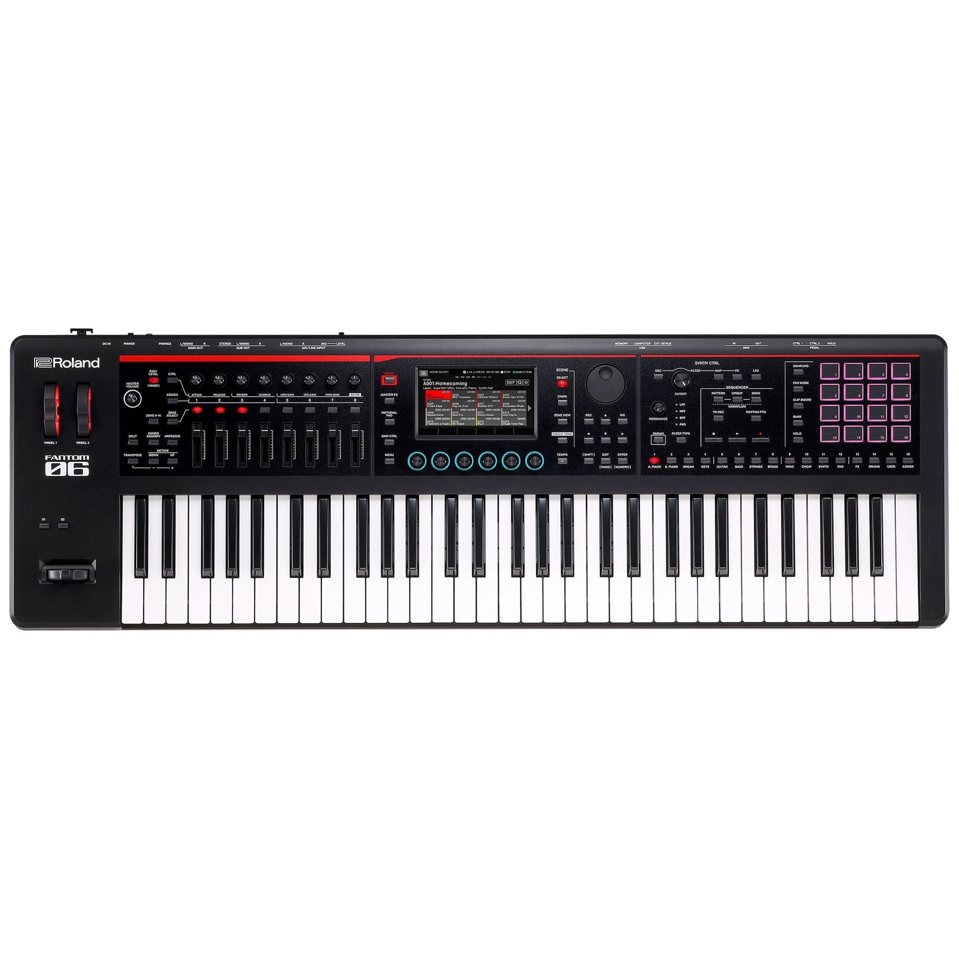 Roland FANTOM-06 61 Note Synthesizer Keyboard