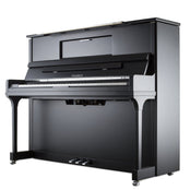 Feurich 123 Vienna Premium Upright Piano; Satin Black
