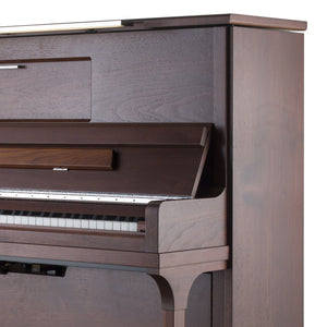 Feurich 123 Vienna Premium Upright Piano; Satin Walnut