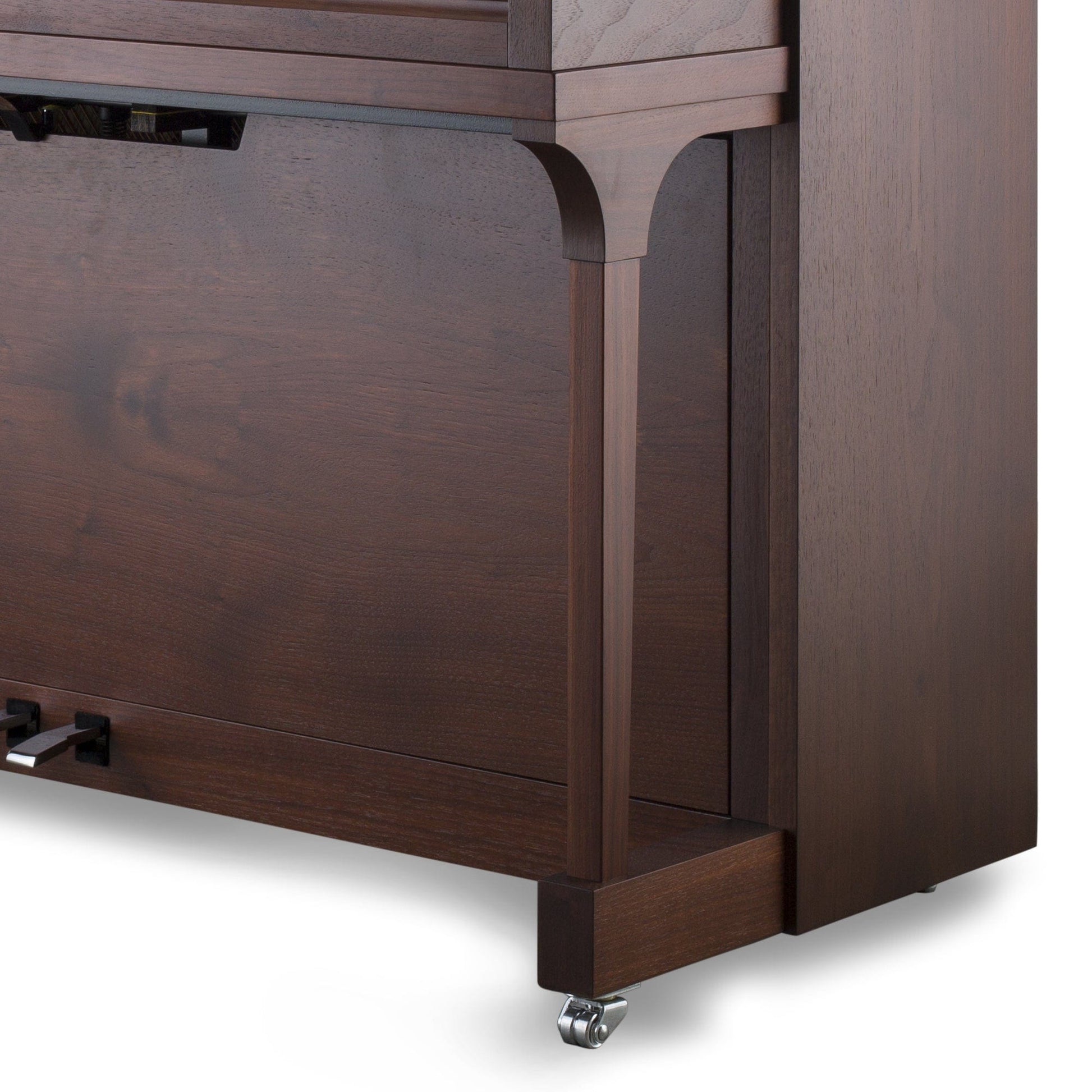 Feurich 123 Vienna Premium Upright Piano; Satin Walnut