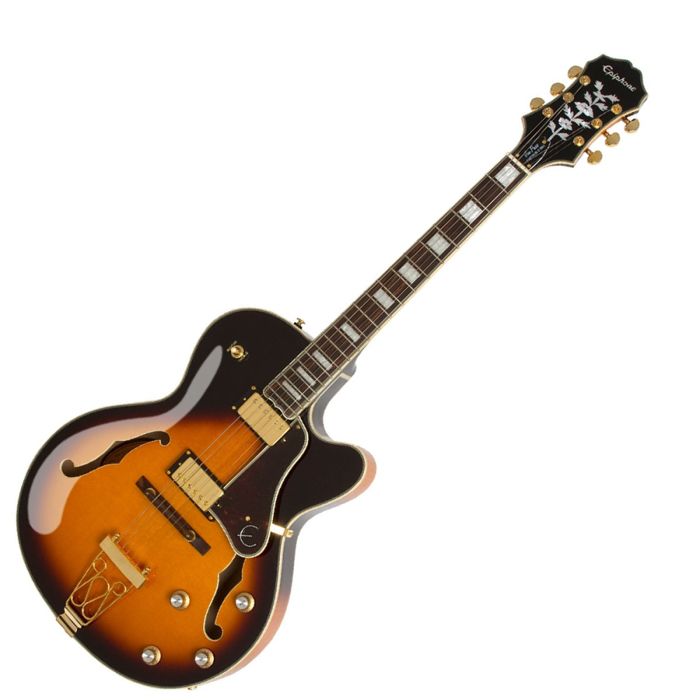 u51494 Epiphone [joe pass Emperor PRO] 中古 フルアコ 動作ok Pass