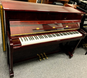 Second Hand Samick JS-112 Upright Piano; JHG00632