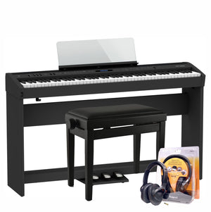 Roland FP60X Black Piano Elite Package
