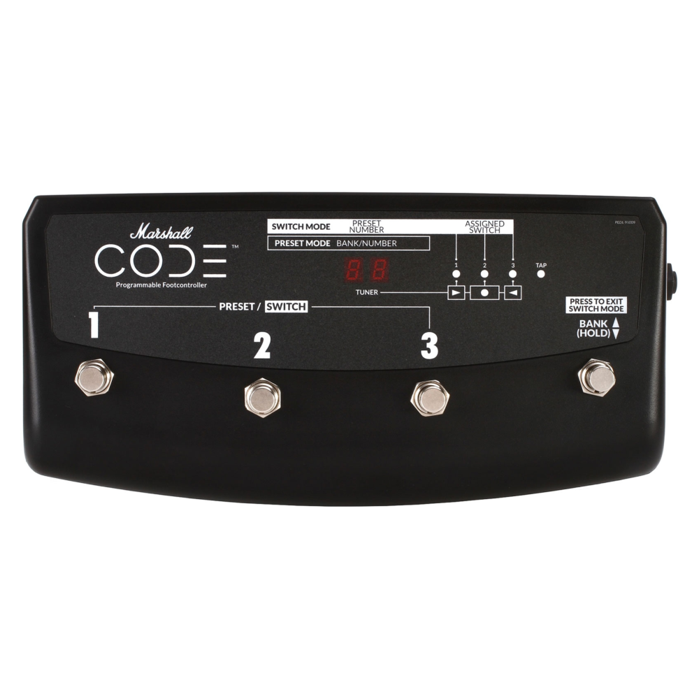 Marshall Code Series PEDL-91009 Footswitch Pedal