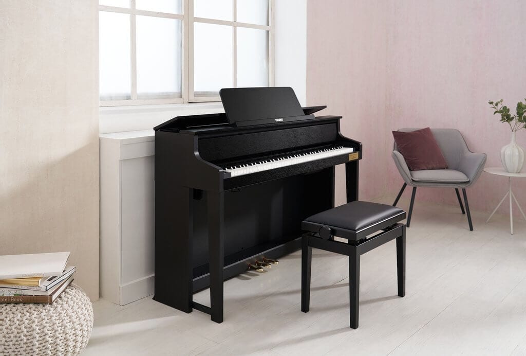 Casio GP310 Grand Hybrid Digital Piano; Black with FREE B&O Beoplay H4 2nd Gen Headphones