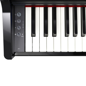 Roland GP3 Digital Compact Grand Piano Branded Package; Polished Ebony