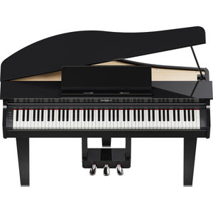 Roland GP3 Digital Compact Grand Piano Branded Package; Polished Ebony