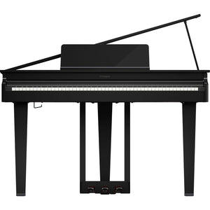 Roland GP3 Digital Compact Grand Piano Branded Package; Polished Ebony