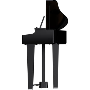 Roland GP3 Digital Compact Grand Piano Branded Package; Polished Ebony