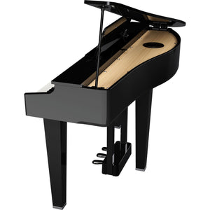 Roland GP3 Digital Compact Grand Piano Concert Package; Polished Ebony