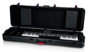 Gator 88 Note Slimline Moulded Long Keyboard Case With TSA Locks