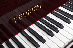 Feurich 179 Dynamic II Grand Piano; Polished Bordeaux