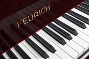 Feurich 162 Dynamic I Grand Piano; Polished Black With Chrome Fittings