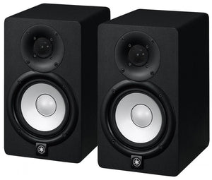 Yamaha HS8 Studio Monitor Speakers Pair; Black With FREE Jack Cables & TW-E3B Earbuds Offer