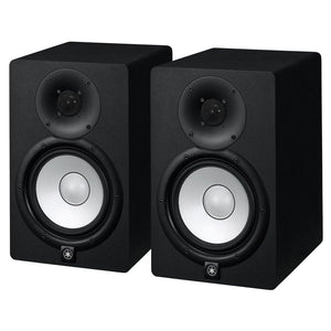 Yamaha HS7 Studio Monitor Speakers Pair; Black With FREE Jack Cables & TW-E3B Earbuds Offer