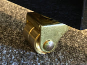 Perzina UP130 Upright Piano; Black Polished