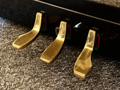 Perzina UP130 Upright Piano; Black Polished