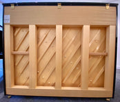 Perzina UP122 Upright Piano; Black Polished