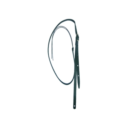 Klondyke Thin Leather Mandolin Strap Black