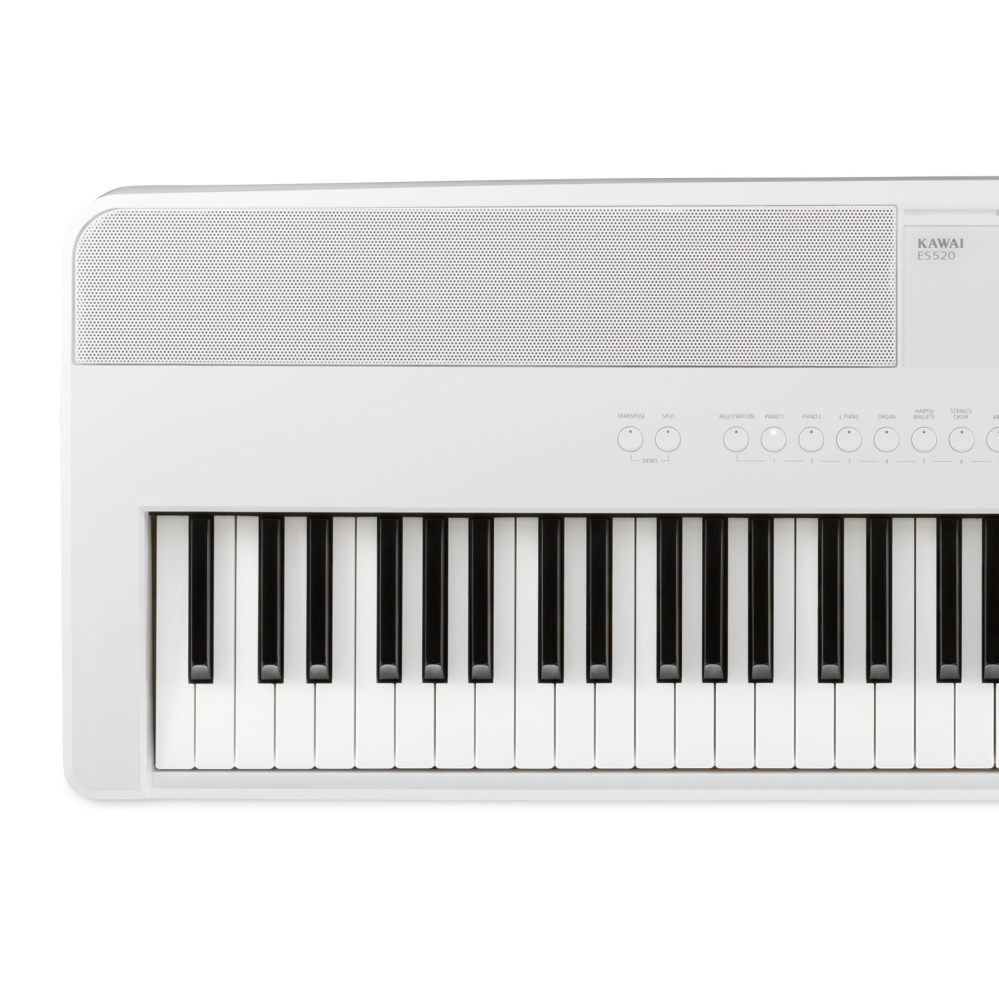 Kawai ES520 Digital Piano; White With FREE Wooden Stand