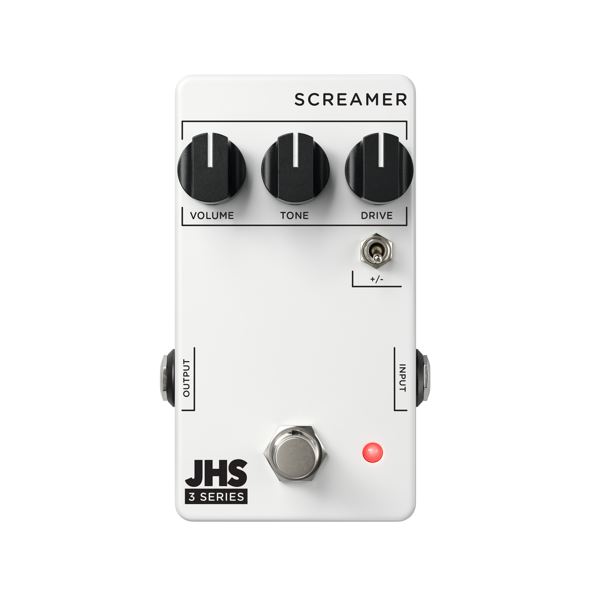 JHS Pedals 3 Series Screamer オーバードライブ JHS Pedals 3 Series Screamer Overdrive Guitar Effects Pedal