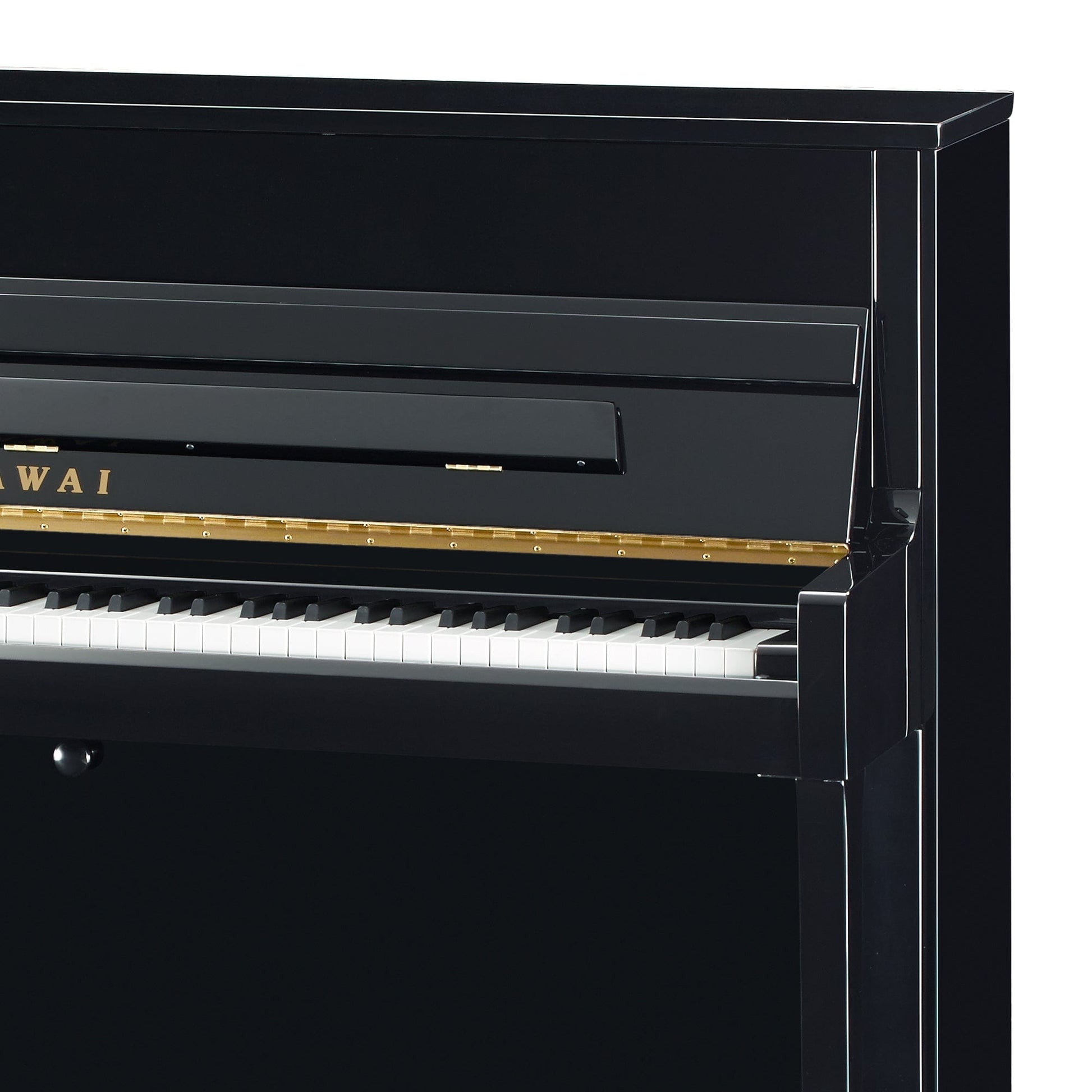 Kawai K200 ATX4 Anytime Silent Silent Upright Piano; Polished Ebony