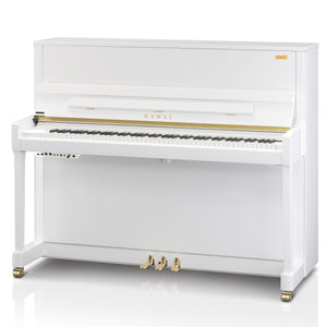 Kawai K200 ATX4 Anytime Silent Silent Upright Piano; Polished White
